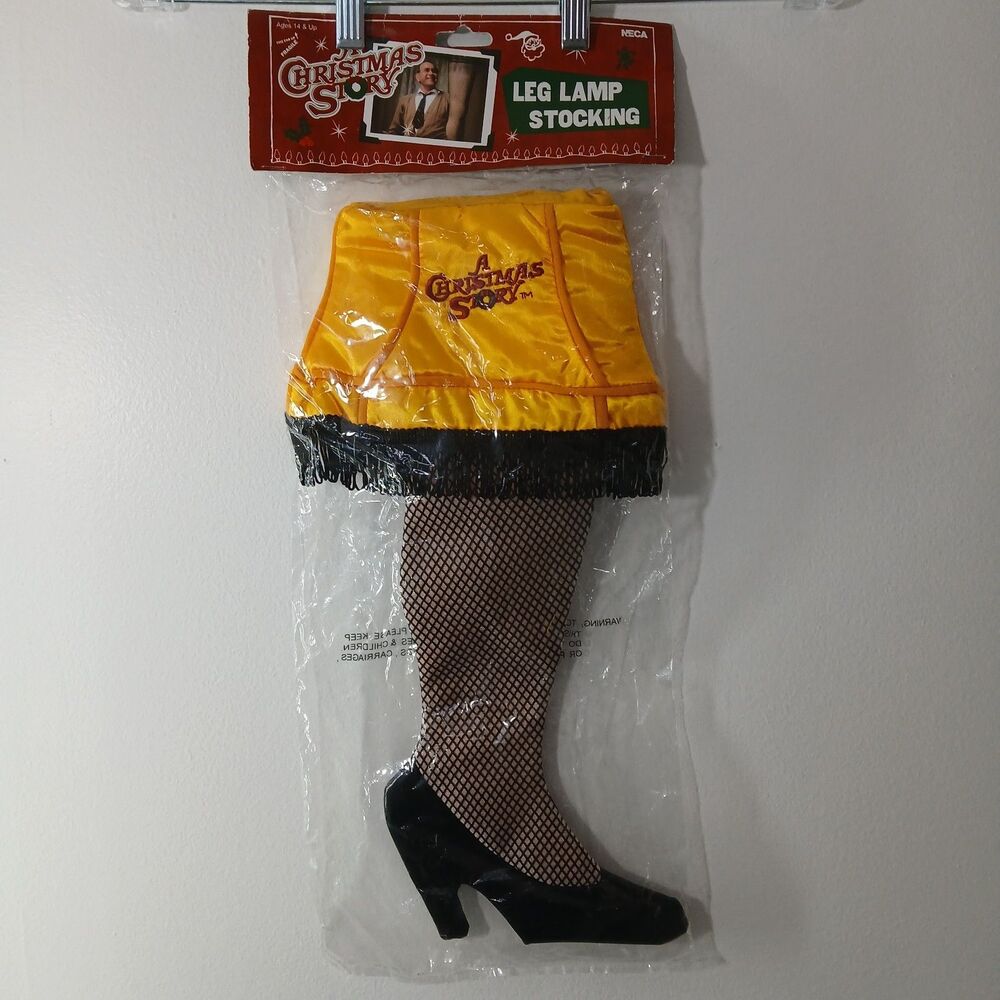 A Christmas Story Fishnet Stocking Leg Lamp Vintage NECA Classic Ralphie NEW 18"